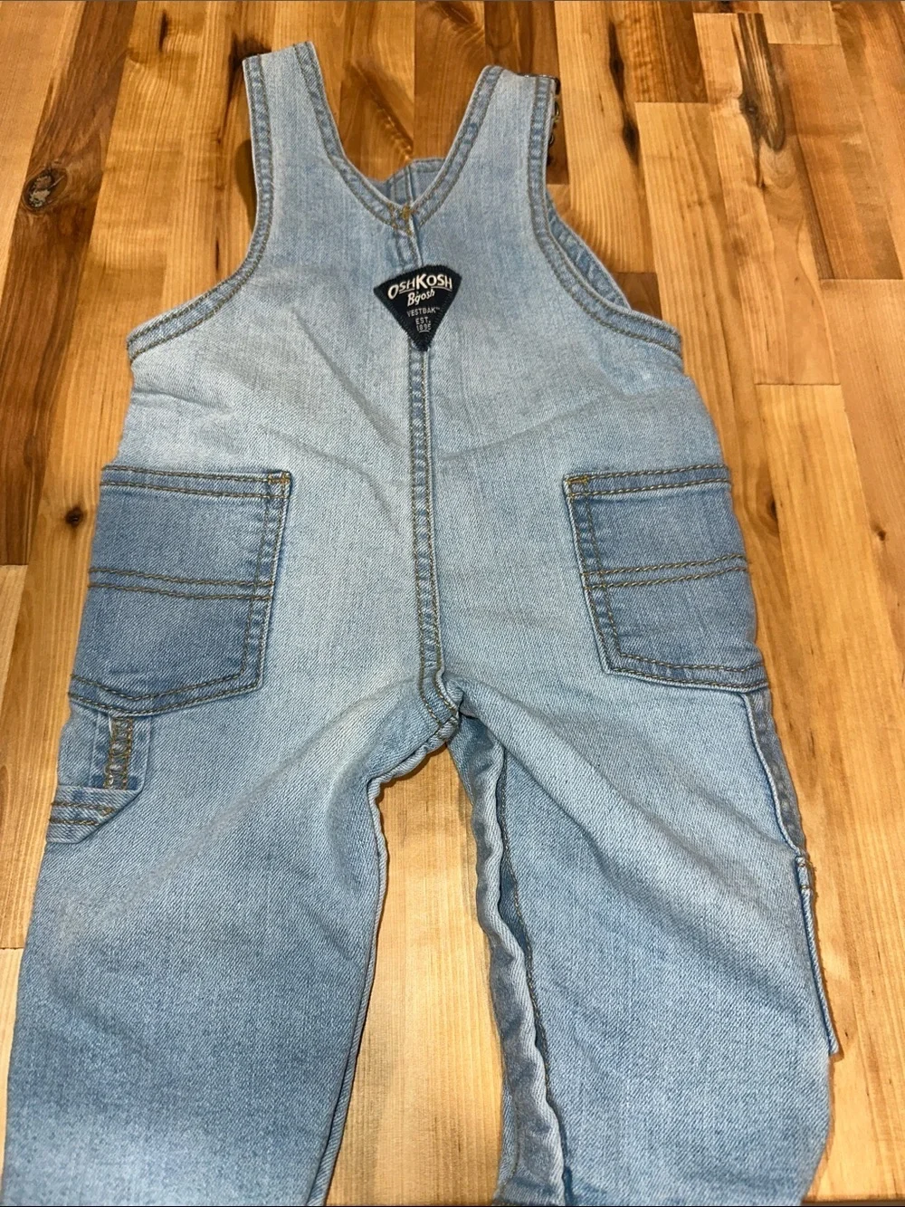 OshKosh B'gosh Light Blue Denim Kids Overalls